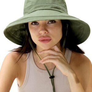 Accessories | Sun Hats For Women Gardening Hat Wide Brim Ponytail Beach